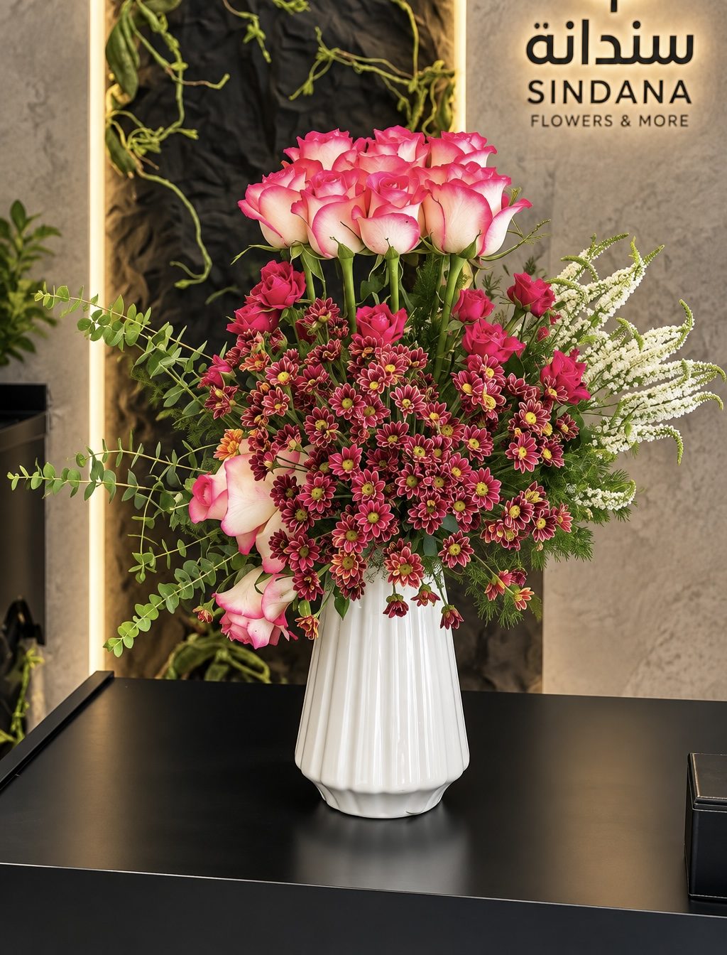 فازة زهور 